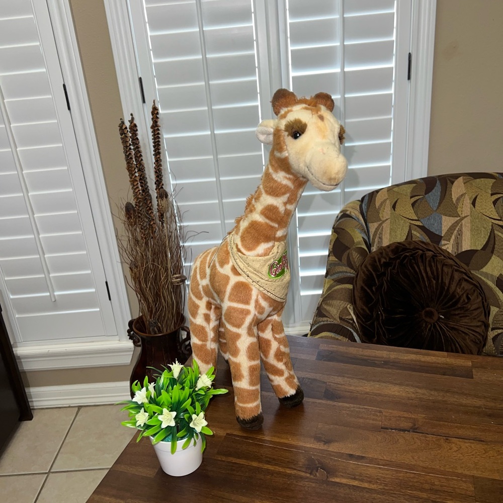 Toys R Us Geoffrey The Giraffe Plush Toy Stuffed Animal Retired 18”